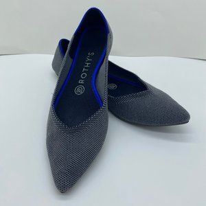 Rothy’s ‘The Point’ Navy Flats Size 7